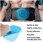 ACHANFLY 60pcs EMS Gel Pad Patch Hydrogel Gel Electrostimulation Electrode Musculation Abdo Électrodes Remplacement de Gel Feuil