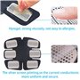 ACHANFLY 60pcs EMS Gel Pad Patch Hydrogel Gel Electrostimulation Electrode Musculation Abdo Électrodes Remplacement de Gel Feuil