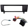 Kit de Montage Autoradio, Façade Cadre de Radio 1 DIN, Adaptateur Compatible avec BMW série 1/3 / X1 / Z4
