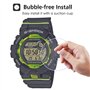 Youniker Lot de 3 films protecteurs d'écran en verre trempé pour montre Casio GBD800 G Shock GBA800 - Anti-rayures