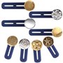 8 pcs Rallonges de taille élastiques pour pantalon - Pour homme et femme Bouton retractable jeans
