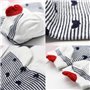 beifon 6 Paires Chaussettes Femme Coeur Fantaisie Chaussette Basses Femme Courtes Invisibles Socquettes Motif Coeur Rayure 35-38