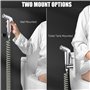 Pulvérisateur de toilette pour bidet - avec crochet de réservoir d'eau et tuyau de douche flexible télescopique en ABS de 59" po