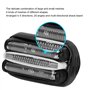 Gegong Accessoire de tête en aluminium pour lame rechange rasoir électrique hommes 32B adapté Braun 3 Series 300S/301S/310S/320S