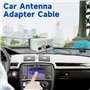 Bingfu Câble Fakra Z Mâle vers SMA Mâle Adaptateur Antenne Véhicule 30cm pour Autoradio Stéréo Android Unité Centrale Navigation