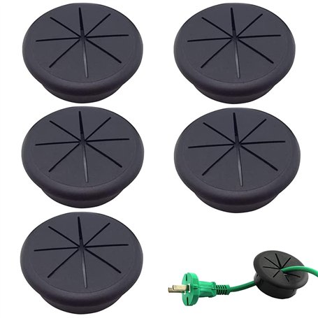 5 Pièces Oeillet de Bureau en Plastique