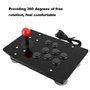 Bewinner Contrôleur d' PC, Manette de Jeu à 8 Boutons avec Manette de 50 mm de Type Trou Fixe Fixe, Boutons de Type Carte 3D Rep