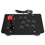 Bewinner Contrôleur d' PC, Manette de Jeu à 8 Boutons avec Manette de 50 mm de Type Trou Fixe Fixe, Boutons de Type Carte 3D Rep