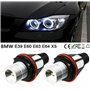 2 ampoules LED Angel Eyes pour BMW E39 E53 E60 E61 E63 E64 E65 E66 E87