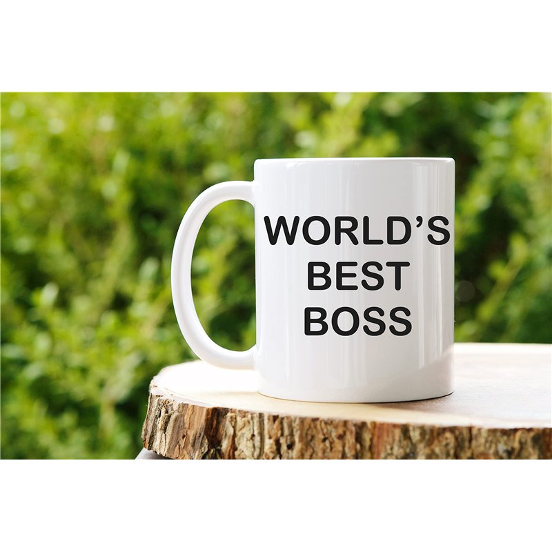 Image secondaire de World's Best Boss Coffee Tasse Originale/Cadeau Anniversaire/Fête des Pâques/Céramique 350 ML/Idée Cadeau Original