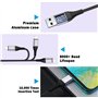 Câble USB C Charge Rapide[Lot de 4, 1M+2M+2M+3M],Cable USB Type C Chargeur pour Samsung Galaxy S20 S21 S22 Plus Ultra S10 S10E S