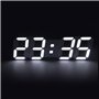 DELIPOP Horloge Murale Numérique LED 3D 21,5CM, Réveille-Matin LED Digital avec 3 Niveaux de Luminosité Réglables Fonction, Horl