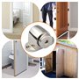 Hysagtek Lot de 2 Butoir de Porte Magnétique Cale Stop Porte magnétique en Acier Inoxydable Catch Arrêts de Porte Door Stoppers 