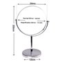 Ø 20 cm Double Face Miroir cosmétique sur Pied