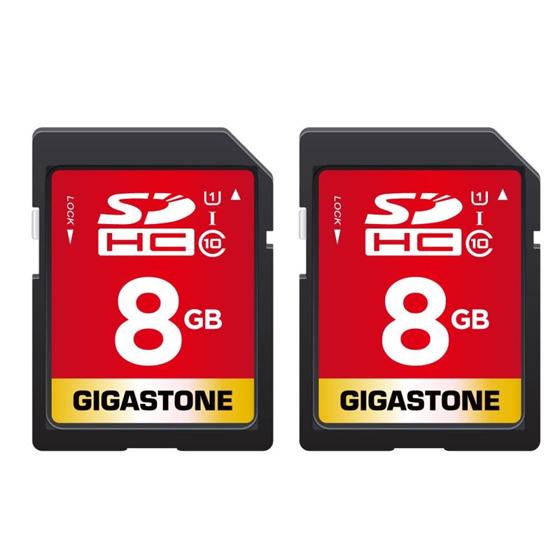 Gigastone 8 Go SDHC Carte Mémoire