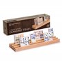 Yellow Mountain Imports Racks/Plateaux de Dominos en Bois de Hêtre (25 Centimètres) - Ensemble de 4 - Supports de Dominos pour M