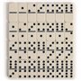 Yellow Mountain Imports 28 Tiles Double 6 Dominoes (Pips/Dots) Game Set - Jumbo Tournament Size Dominos with Dark Oak Wood Case