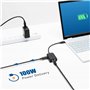 Cable Matters Adaptateur USB C Ethernet Gigabit avec Chargeur 100W - Vitesse Ethernet Filaire jusqu'à 480Mbps pour Chromecast av