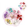 Hifot 7 paires Boucles d'oreilles clip Boucles d'oreilles sans motif percé Habille Princesse Bijoux Accessoires pour les filles
