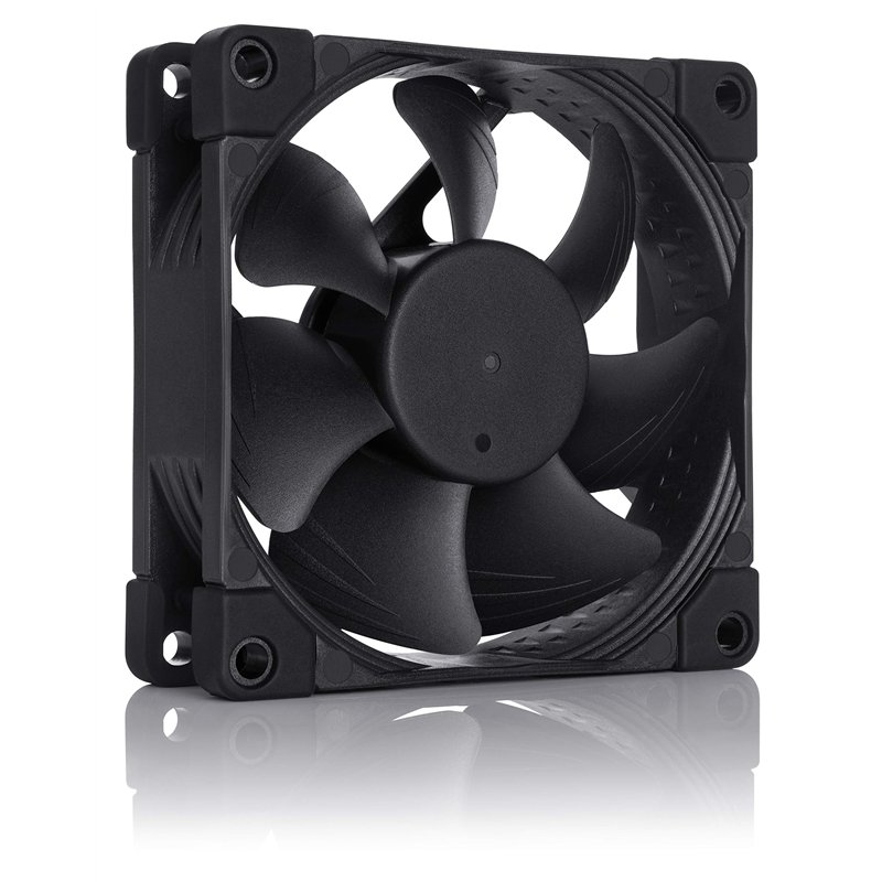 Image secondaire de Noctua NF-A8 PWM chromax.black.swap, Ventilateur Silencieux Haut de Gamme, 4 Broches (80 mm, Noir)