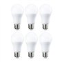 Amazon Basics Lot de 6 ampoules LED Culot Edison à vis E27 10 W (equivalent 75 W) Blanc chaud Intensité non variable