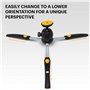 Kodak PhotoGear Mini trépied réglable avec rotule 360°, trépied de Table Compact 9" se convertit en Perche à Selfie 11", Pieds e