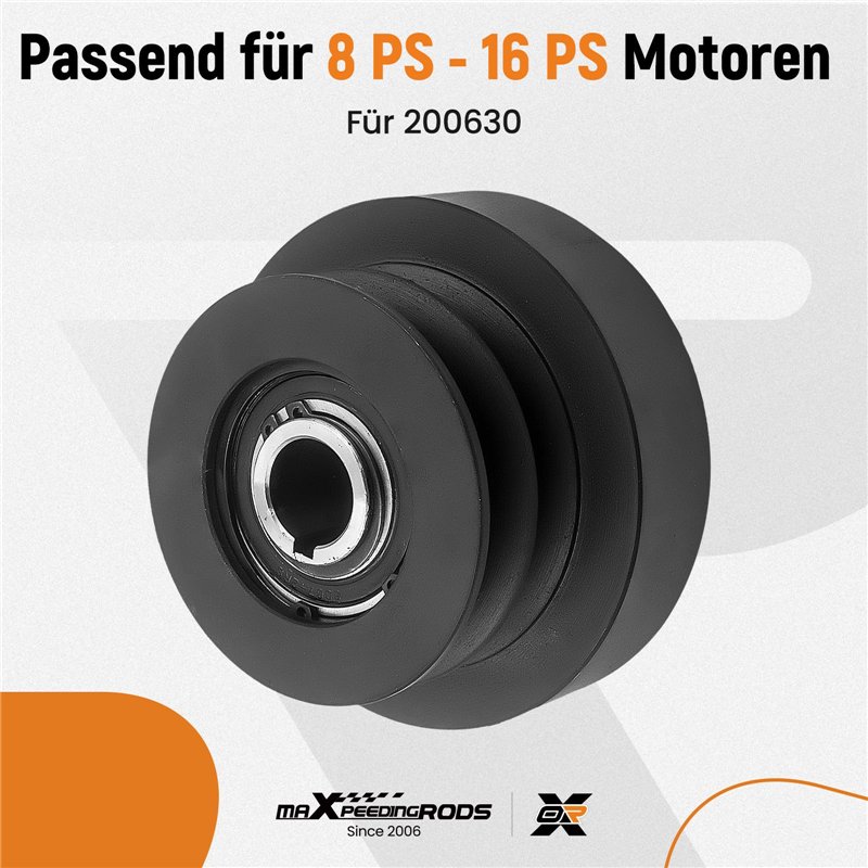 Image secondaire de maXpeedingrods Poulie d'embrayage centrifuge 25,4 mm pour moteur 8-16HP 2000-3600 tr/min