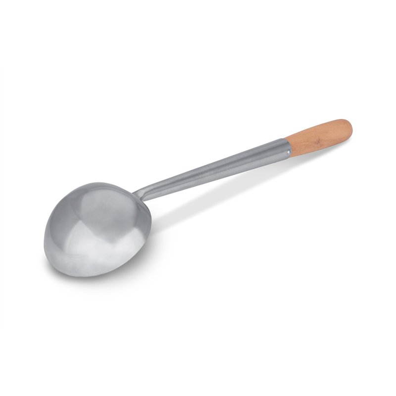 Image secondaire de Wok Hoak 43,2 cm (Louche), inoxydable, manche en bois/732 W6 par Craft Wok