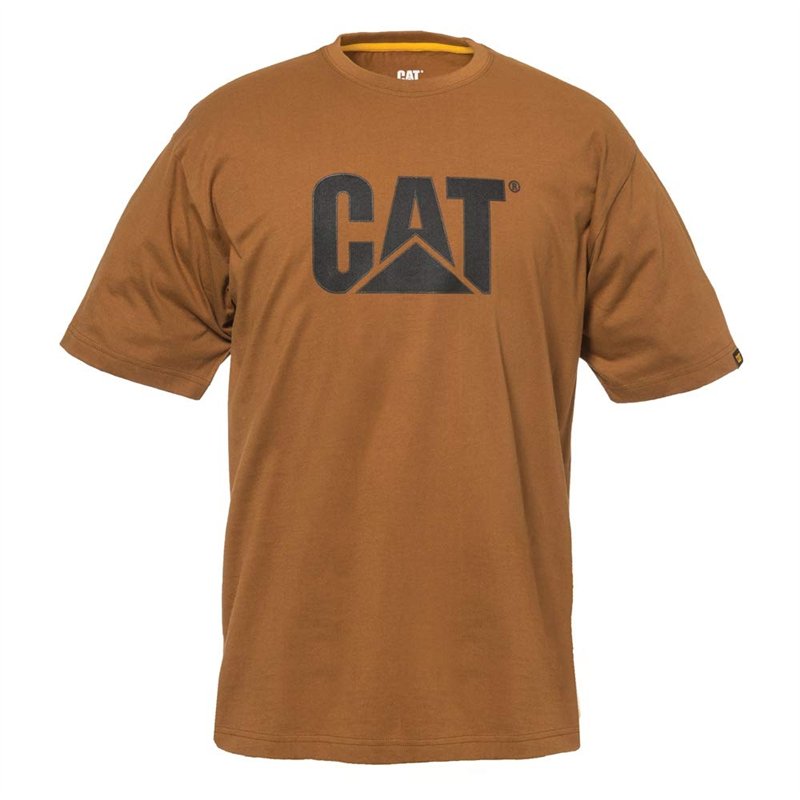 Caterpillar - T-Shirt imprimé - Homme (L) (Marron)