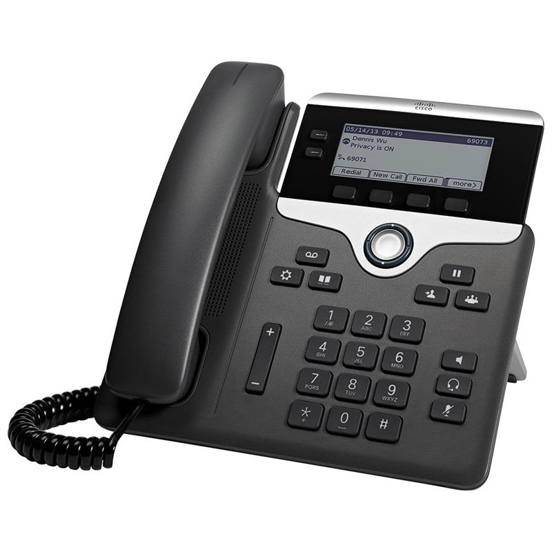 CISCO IP Phone CP-7821-3PCC-K9 - Téléphone VoIP - SIP, SRTP - 2 Lignes
