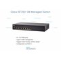 Cisco Commutateur géré SF350-08 avec 8 Ports 10/100, protection à vie limitée (SF350-08-K9-EU)