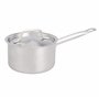 Amazon Basics Casserole avec couvercle Acier inoxydable avec revêtement aluminium 1.9 l