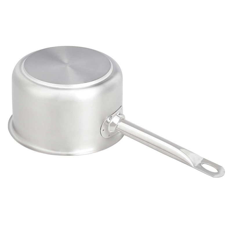 Image secondaire de Amazon Basics Casserole avec couvercle Acier inoxydable avec revêtement aluminium 1.9 l, Argenté (Anciennement marque AmazonCommercial)