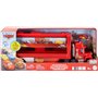 Mattel Disney Pixar Cars Camion Transporteur Mack pour transporter jusqu'à 18 mini-véhicules, mini voiture Flash McQueen incluse