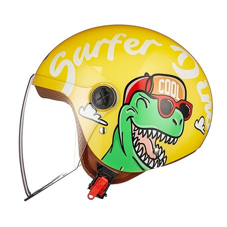 FREEUP Casque moto enfant fille garçon