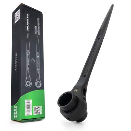 HASKYY Cliquet d'échafaudage 19/22 mm Gerüstbauknarre Cliquet d'échafaudage Gerüstbauer-ratsche