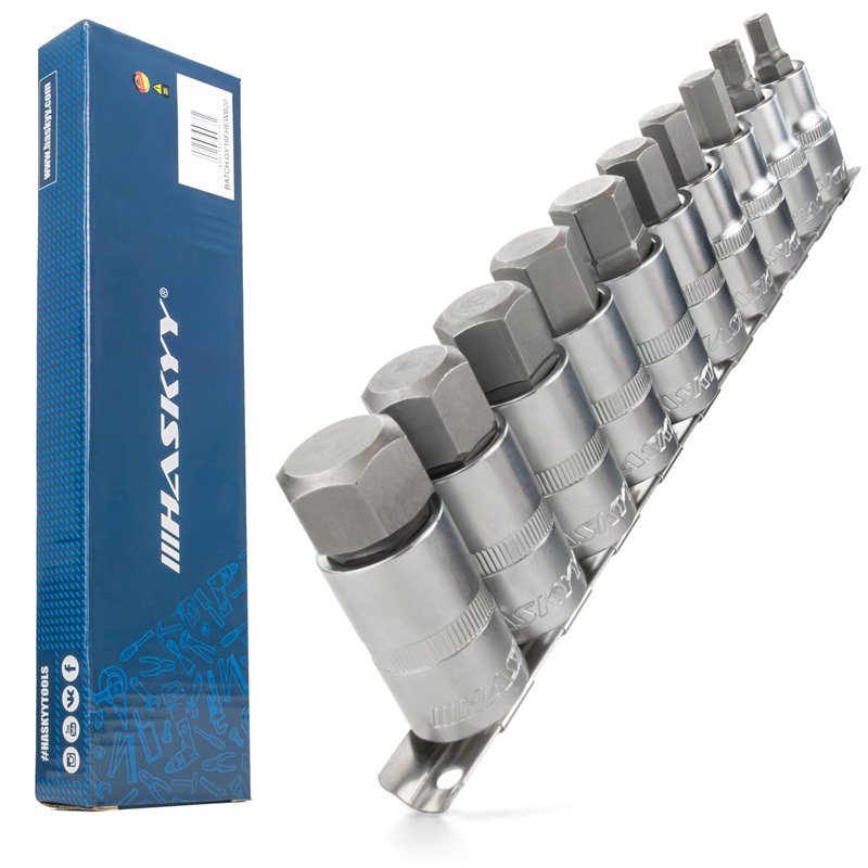 10 écrous à six pans creux I écrou à six pans creux 1/2