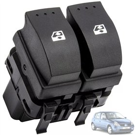 Twowinds - Interrupteur Lève-vitre Compatible avec Renault Clio 2, Espace 4, Laguna 2, Trafic, Opel Vivaro - 8200060045 - Comman Twowinds - Interrupteur Lève-vitre Compatible avec Renault Clio 2