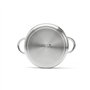 De Buyer - Faitout sans couvercle en inox PRIM'APPETY - 24 cm - Sans PFAS, Inox 18/10 de Qualité Professionnelle, Fond Magnétiqu