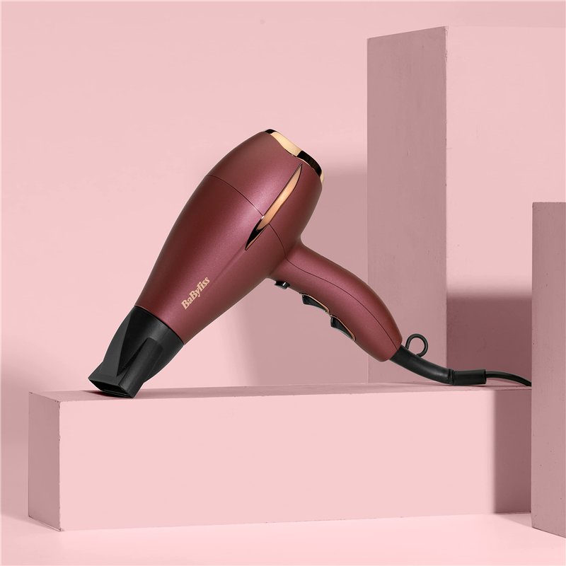 Image secondaire de BaByliss Berry Crush 2200 Sèche-cheveux puissant, séchage sans frisottis, technologie ionique, léger