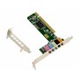 KALEA-INFORMATIQUE Carte Son 4.1 sur Port PCI - 4 Canaux - Hauts Parleurs Avants Arrières Micro avec Chipset CMI8738