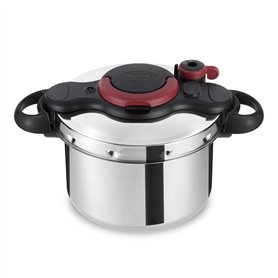 Tefal Clipso Minut Easy Pressure Cooker, Stainless Steel, 6 Litre Tefal Clipso Minut Easy Pressure Cooker