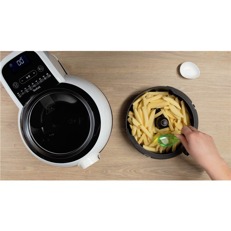 Image secondaire de Tefal Actifry Genius XL FZ7600 Hot Air Fryer Friteuse en acier inoxydable Noir 1,2 l 1 350 W 60 min