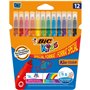 BIC 9246621 Kids Visa Pack de 12 Feutres de Coloriage