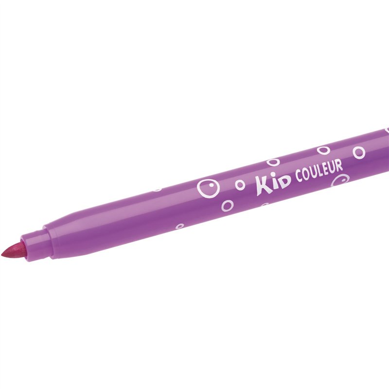 BIC Kids Visto - Pennarelli Per Colorare, Punta A Pennello, Confezione Da 12, Atossici