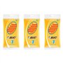 BIC Lot de 3 Pochettes x 5 Rasoir N°1-1 lame Peaux sensibles
