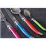 Laguiole Heritage - Ménagère 24 pièces multicolore - Set de couverts de table acier inox et ABS pour 6 personnes - Présentation 