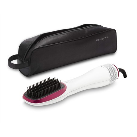 Rowenta CF6220 Brosse soufflante et Fer à Lisser Brosse soufflante à air Chaud Vapeur Rose