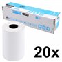 Exacompta - Réf. 40751E - Boîte de 20 bobines pour tickets de carte bancaire - largeur 57 mm x diamètre 40 mm - mandrin 12 mm -