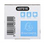 Exacompta - Réf. 40751E - Boîte de 20 bobines pour tickets de carte bancaire - largeur 57 mm x diamètre 40 mm - mandrin 12 mm -